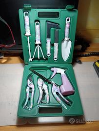 kit giardinaggio valigetta 9 utensili professional
