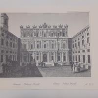 Litografia Palazzo Ducale Genova