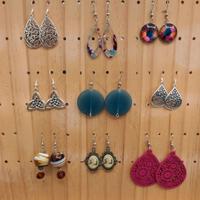 Lotto 9 paia di orecchini donna – vari modelli