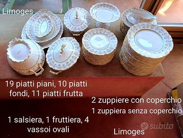 Servizio piatti porcellana Limoge France