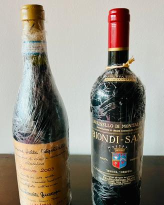 Riserva Quintarelli e Biondi Santi