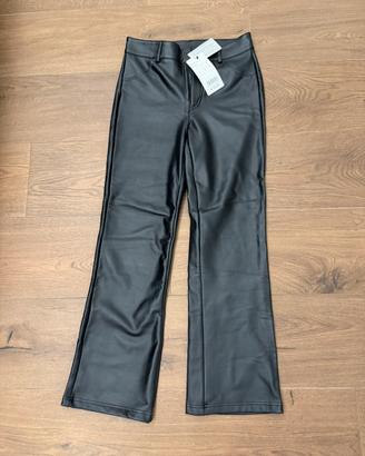 Pantaloni di pelle neri Calzedonia taglia S