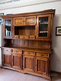 Vetrinetta in legno massello