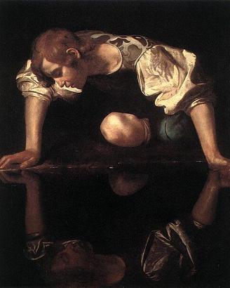 Poster "Narciso" di Caravaggio
