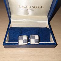 Gemelli in tessuto, marca Marinella