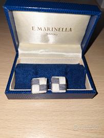 Gemelli in tessuto, marca Marinella