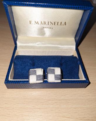 Gemelli in tessuto, marca Marinella
