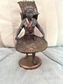 scultura in bronzo serie “Au Negre” Francia 1800