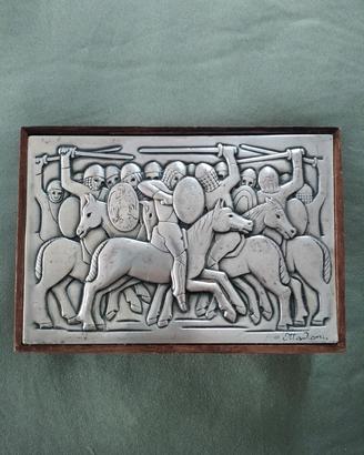 Cofanetto "Ottaviani" in placca d'argento 925 