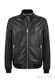 Giubbotto Fred Mello ecopelle nero mai indossato