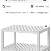 Panca ikea bagno