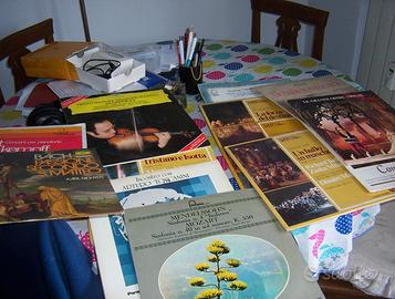 17 DISCHI VINILE 33 GIRI MUSICA CLASSICA