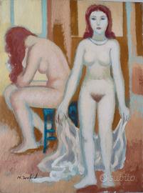 dipinto ad olio su tela di M. Wahid