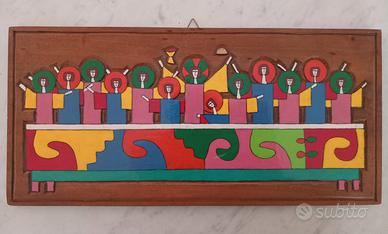 Quadretto artigianale Ultima Cena  - El Salvador