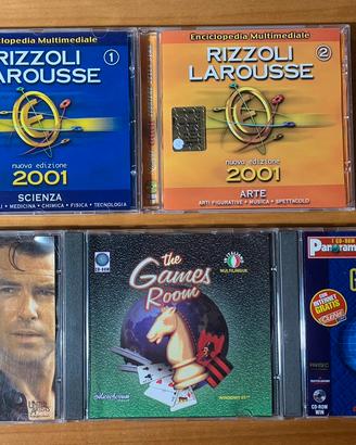 5 CD-ROM multimediali anni 90