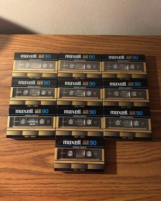 10 cassette Maxell UD XL II 90 Type II High Bias