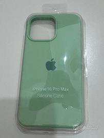 Custodia iPhone 16 Pro Max Silicone Verde
