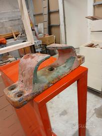 Passa cavi nautici d'epoca in bronzo massiccio