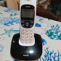TELEFONO FISSO CORDLESS BRONDI BIANCO 