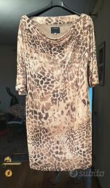 Abito leopardato Roberto Cavalli taglia 46/48