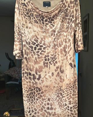 Abito leopardato Roberto Cavalli taglia 46/48