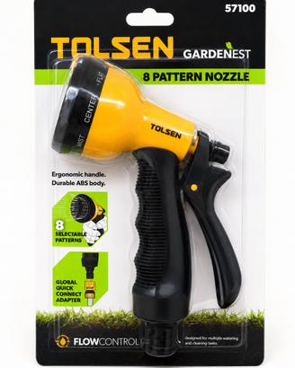 Pistola irrigazione per giardino 8 getti