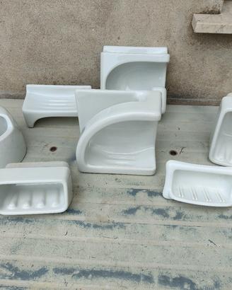 Ceramica vintage bagno - vari pezzi