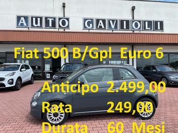 Fiat 500 1.2 EasyPower Lounge Euro 6b Neopatentati