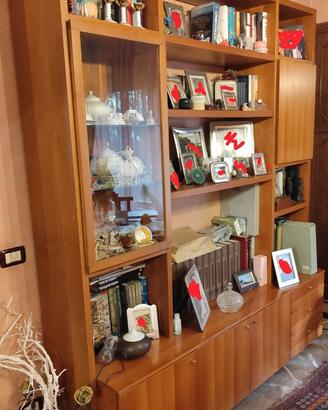 Due librerie + tavolo e sedie