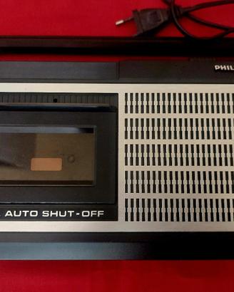 Philips N2228 registratore cassette vintage