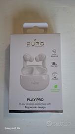 Auricolari Puro Play Pro wireless, nuove, 