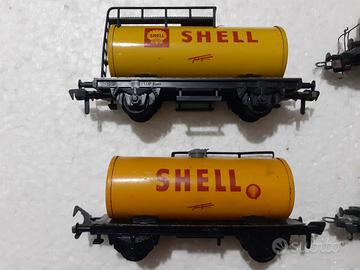 cisterne shell modellismo ferroviario h0 