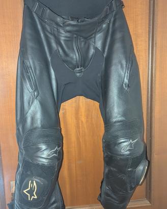 pantaloni pelle alpinestars 