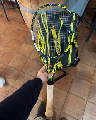 Babolat pure aero 100 300grammi manico 2