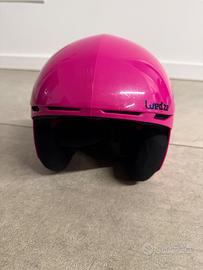 Casco sci fucsia taglia S