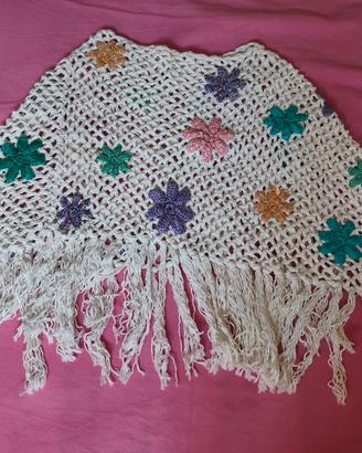 poncho in cotone