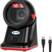 OBZ 1D 2D QR Desktop Barcode Scanner Lettore di Co