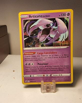 Pokemon Articuno de Galar staff Stamp prerelease N