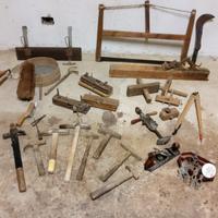Attrezzi antichi da falegname 