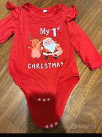 Body 12/18 mesi “il mio primo Natale”