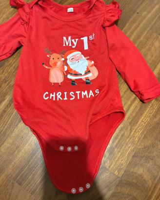 Body 12/18 mesi “il mio primo Natale”