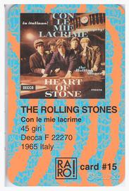 Card n. 15 alleg. Rivista Raro-The Rolling Stones