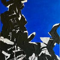 QUADRO ASTRATTO IN ACRILICO MATERICO 3D