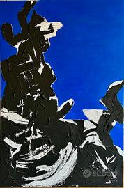 QUADRO ASTRATTO IN ACRILICO MATERICO 3D