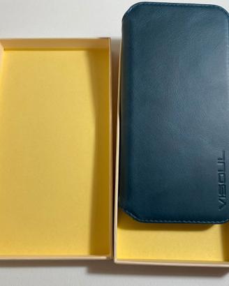 Cover in Pelle verde per iPhone Air, 6,5 pollici.