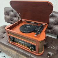 Sistema stereo vintage majestic-giradischi
