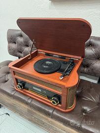 Sistema stereo vintage majestic-giradischi
