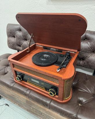 Sistema stereo vintage majestic-giradischi