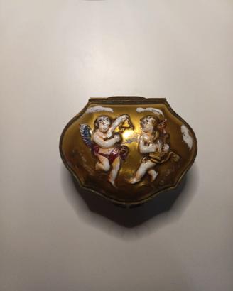 Scatolina porcellana Capodimonte