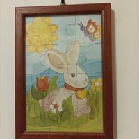 5 QUADRETTI PUZZLE THUN VARI ANIMALI